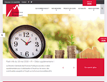 Tablet Screenshot of fondation-montcheuil.org